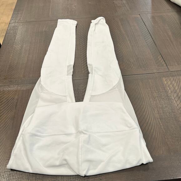 Alo white mesh leggings M women - Picture 6 of 7